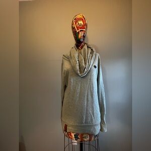 Naketano Jackets and Coats Lecker Madsche Sage Cowl Neck Sweater